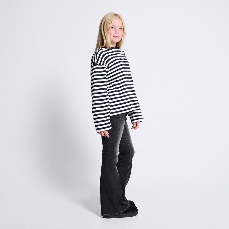 Striped longsleeve tee "Ammie star"